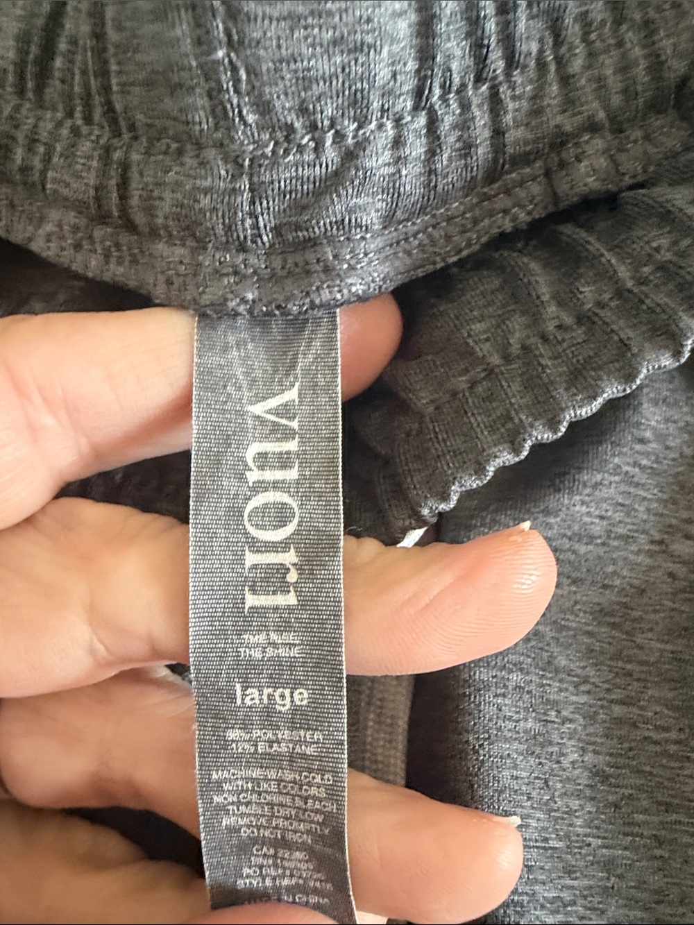 Vuori Charcoal Gray Men's Joggers - Picture 4 of 6